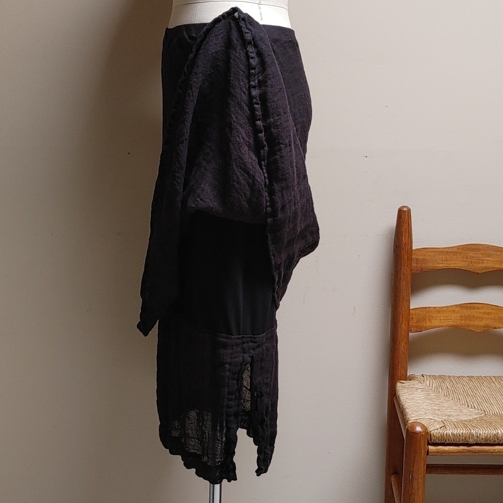 lili from Poland Black Gauze Layered Skirt S - Picture 4 of 16